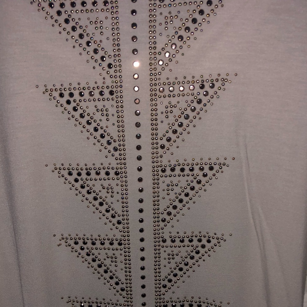 Woman’s Sparkle Detail Long Sleeve Top